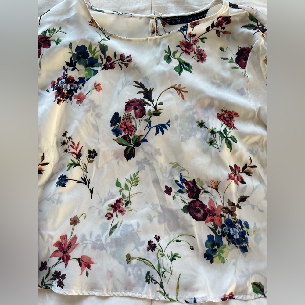 Zara Floral Patterned Top